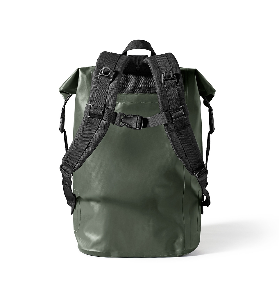 Filson Dry Day Backpack Green | Water- and wear-resistant roll-top Backpack