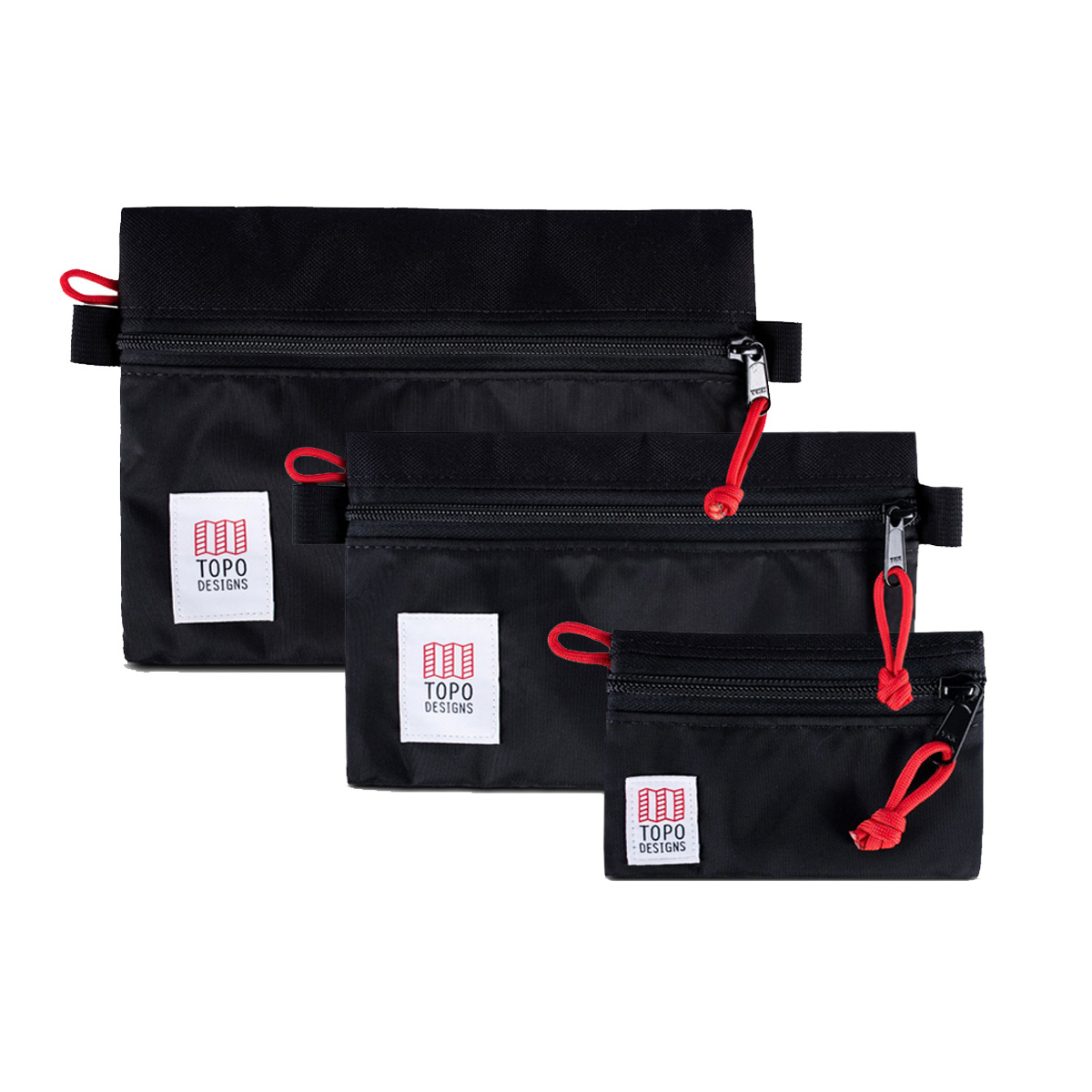Topo Designs Accessory Bags Black, keeps the inside of your pack neat and  organized.