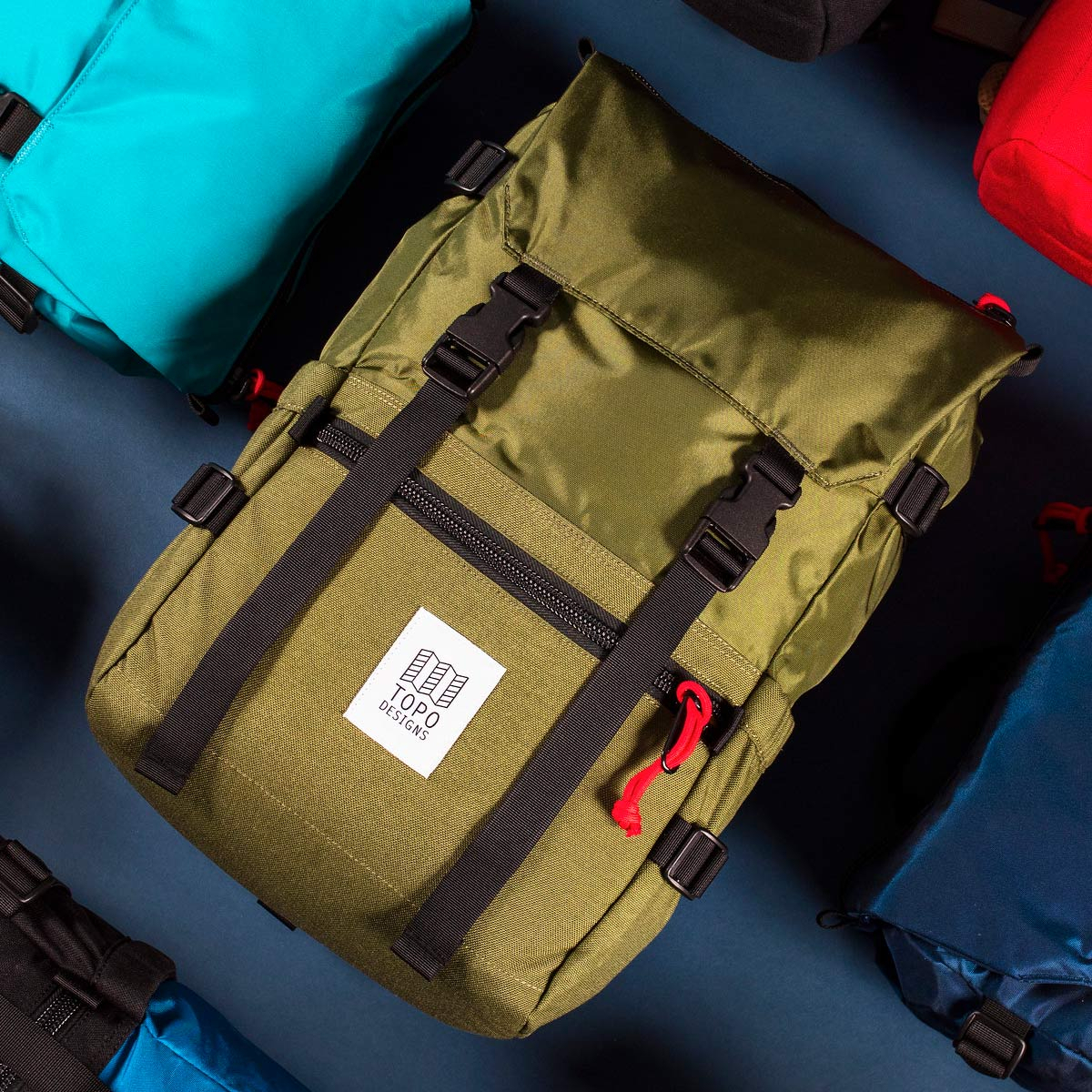 Topo Designs Rover Pack Classic Olive, backpack with timeless styling ...