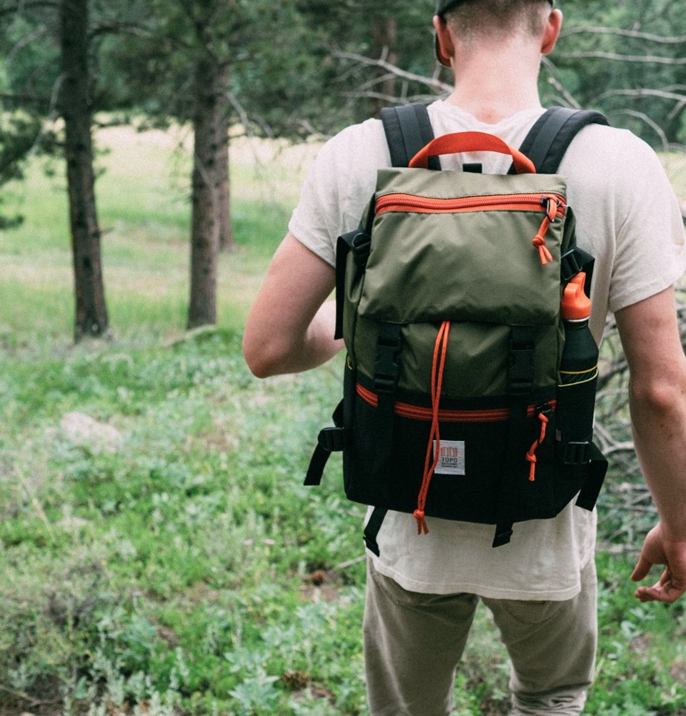 Topo Designs Rover Pack Black Olive, timeless pack with great functionality