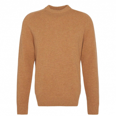 Barbour Grangetown Merino Crew Neck Sweater Harvest Gold