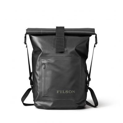 Filson Dry Day Backpack Black | Water- and wear-resistant roll-top Backpack