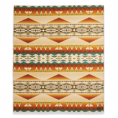 Pendleton Jacquard Unnapped Robe Solstice Canyon front Size: 163x203 cm