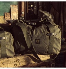 Filson Tin Cloth Medium Duffle Bag Otter Green front