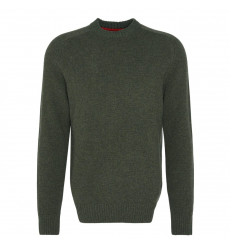 Barbour Grangetown Merino Crew Neck Sweater Mid Olive