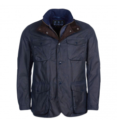 Barbour Ogston Wax Jacket Navy