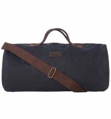 Barbour Wax Holdall Duffle Bag Navy