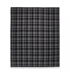 Filson MacKinaw Wool Blanket Charcoal Black front