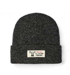 Filson Lined Ragg Wool Beanie Charcoal Black front