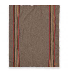 Pendleton Yakima Camp Blanket Throw Mineral Umber front Size: 137x168 cm