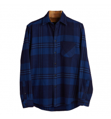 Portuguese Flannel Arquive 82 Checked Organic Cotton-Flannel Shirt front 