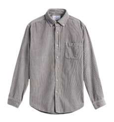 Portuguese Flannel Lobo Cotton-Corduroy Shirt Grey