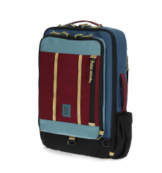 Topo Designs Global Travel Bag 30L Dark Denim/Burgundy front side