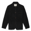 Portuguese Flannel Labura Cotton-Corduroy Overshirt Black front