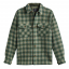 Portuguese Flannel Waffle Overshirt Green