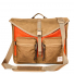 Filson Surveyor Messenger Bag Dark Tan/Flame