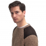 Barbour Raisthorpe Crew Neck Jumper Stone front