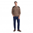 Barbour Raisthorpe Crew Neck Jumper Stone how to style