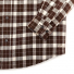 Filson Alaskan Guide Shirt Brown/Cream Plaid front logo