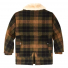 Filson Lined Mackinaw Wool Packer Coat Loden Heather Plaid back