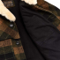 Filson Lined Mackinaw Wool Packer Coat Loden Heather Plaid Lined with Filson signature Alaskan Guide Flannel