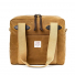 Filson Tin Cloth Tote Bag With Zipper Dark Tan front