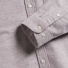 Portuguese Flannel Brushed Oxford Shirt Bordeaux detail