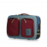 Topo Designs Global Briefcase Dark Denim/Burgundy front side