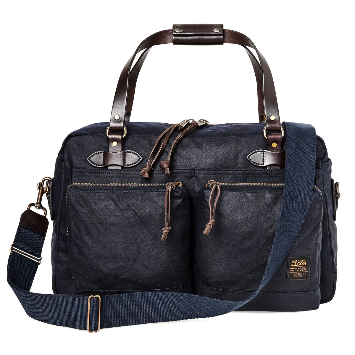 中古美品】 【美品】FILSON 48-HOUR DUFFLE BAG 2wayネイビー - バッグ