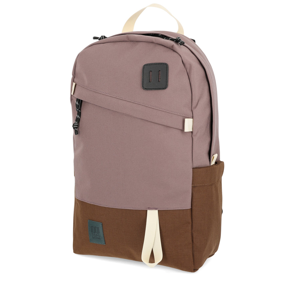 Topo Designs Daypack Classic Peppercorn/Cocoa, strong backpack for