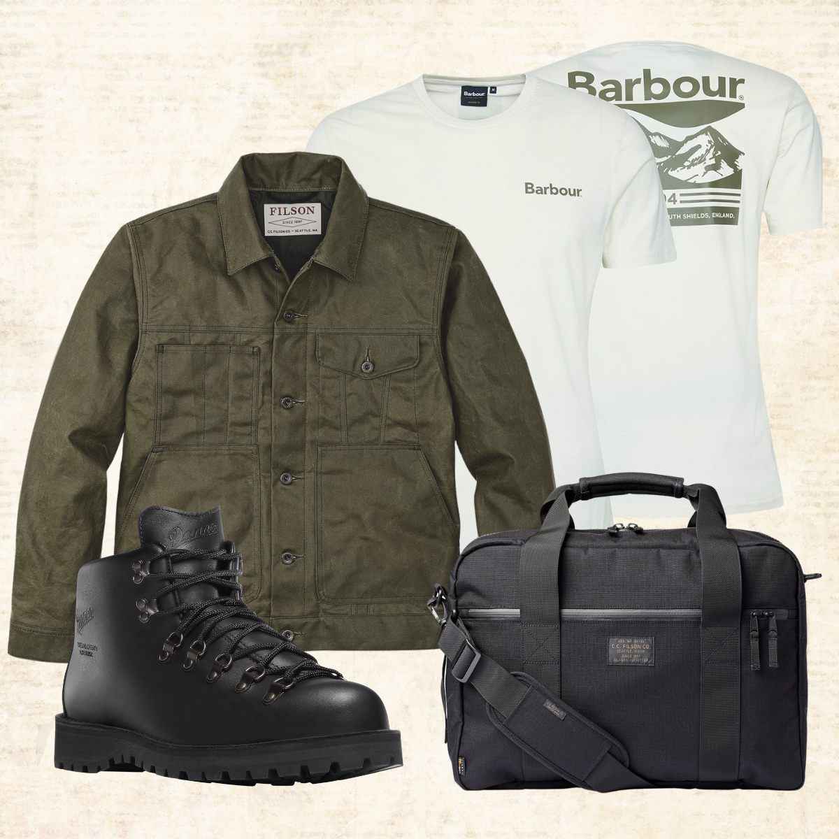 Barbour Camber Graphic T-Shirt, How to syle.