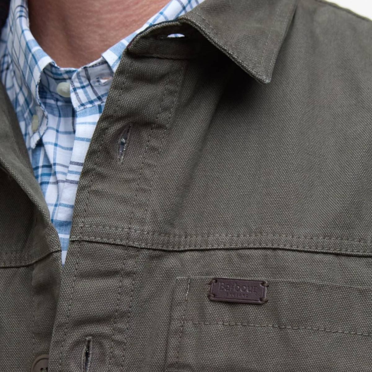 Barbour Lingfield Canvas Overshirt Fern, the perfect overshirt for every occasion