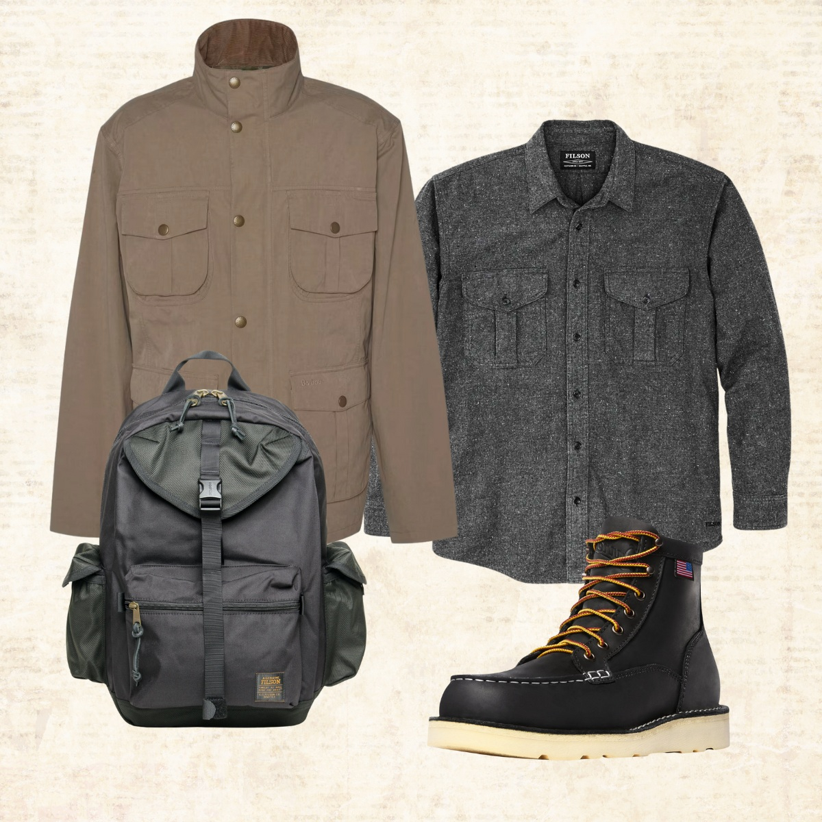 Barbour Sanderling Casual Jacket in Military Brown how to wear it.