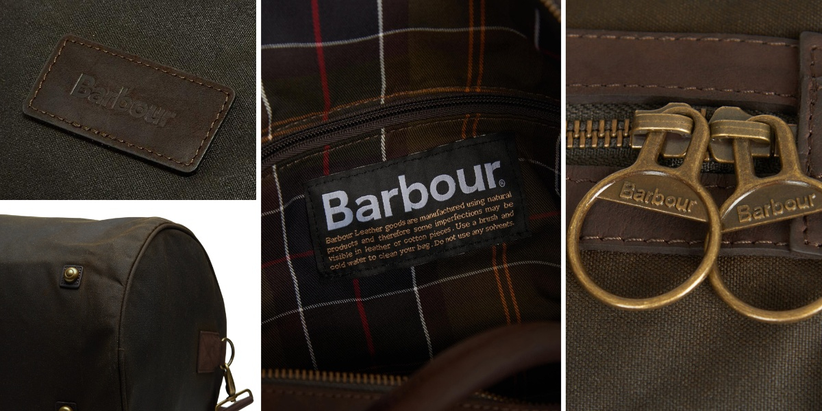 Barbour Wax Holdall Duffle Bag Olive, Great, duffle weekend bag. Very well made and nicely detailed