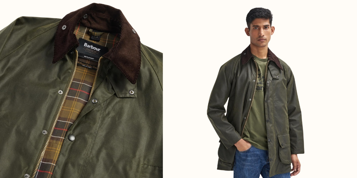 Barbour Beaufort Wax Jacket Archive Olive, the ultimate, classic all-year-round jacket 