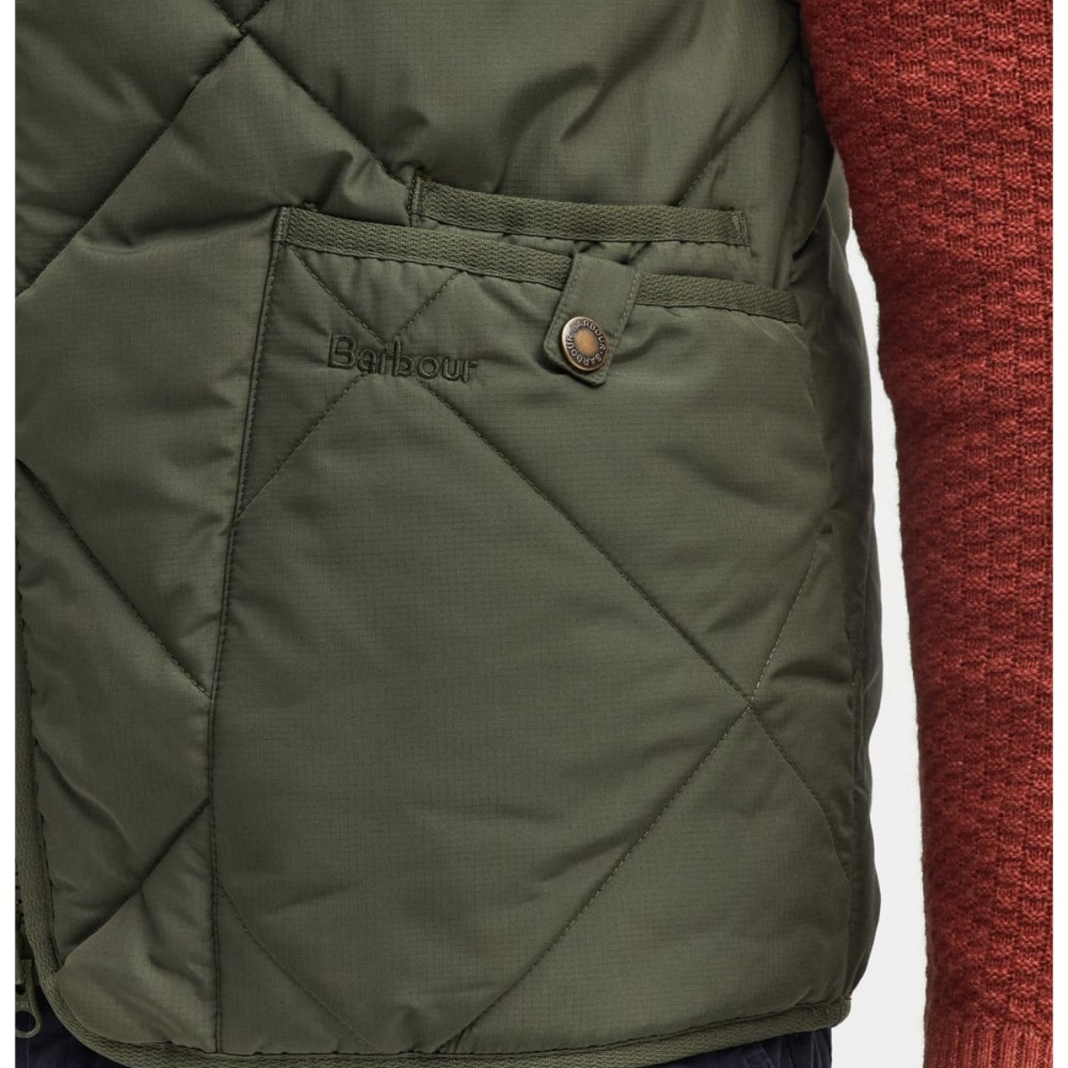 Barbour Field Quilted Gilet Fern