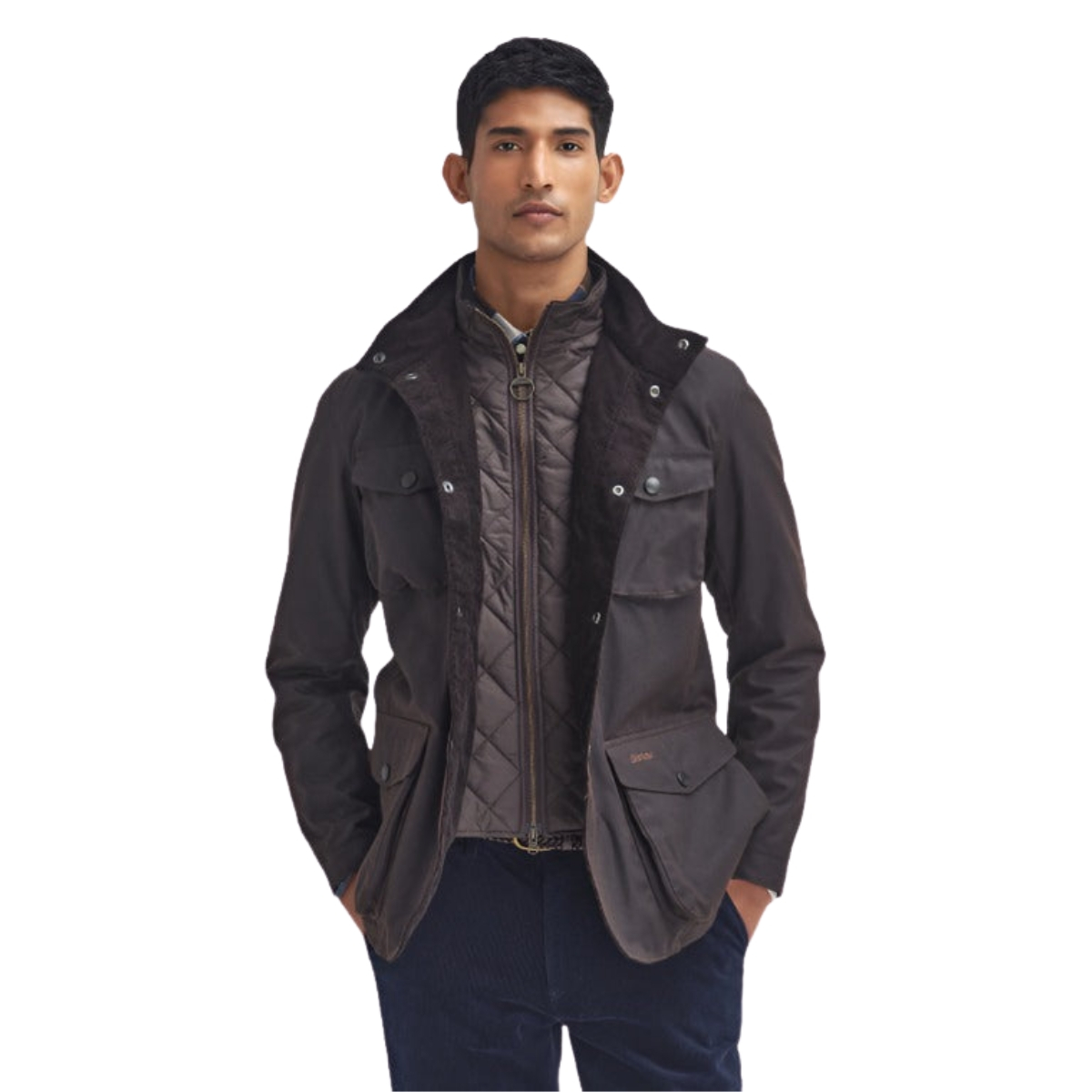 Barbour Ogston Wax Jacket Rustic/Classic, elegance and refinement rugged winter jacket.