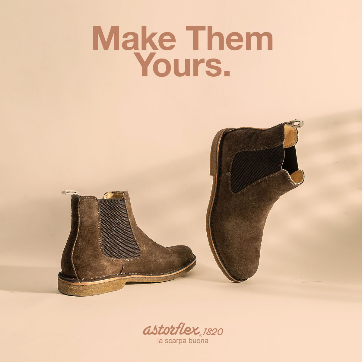 Astorflex Bitflex Chelsea Boot Stone, Make them Yours