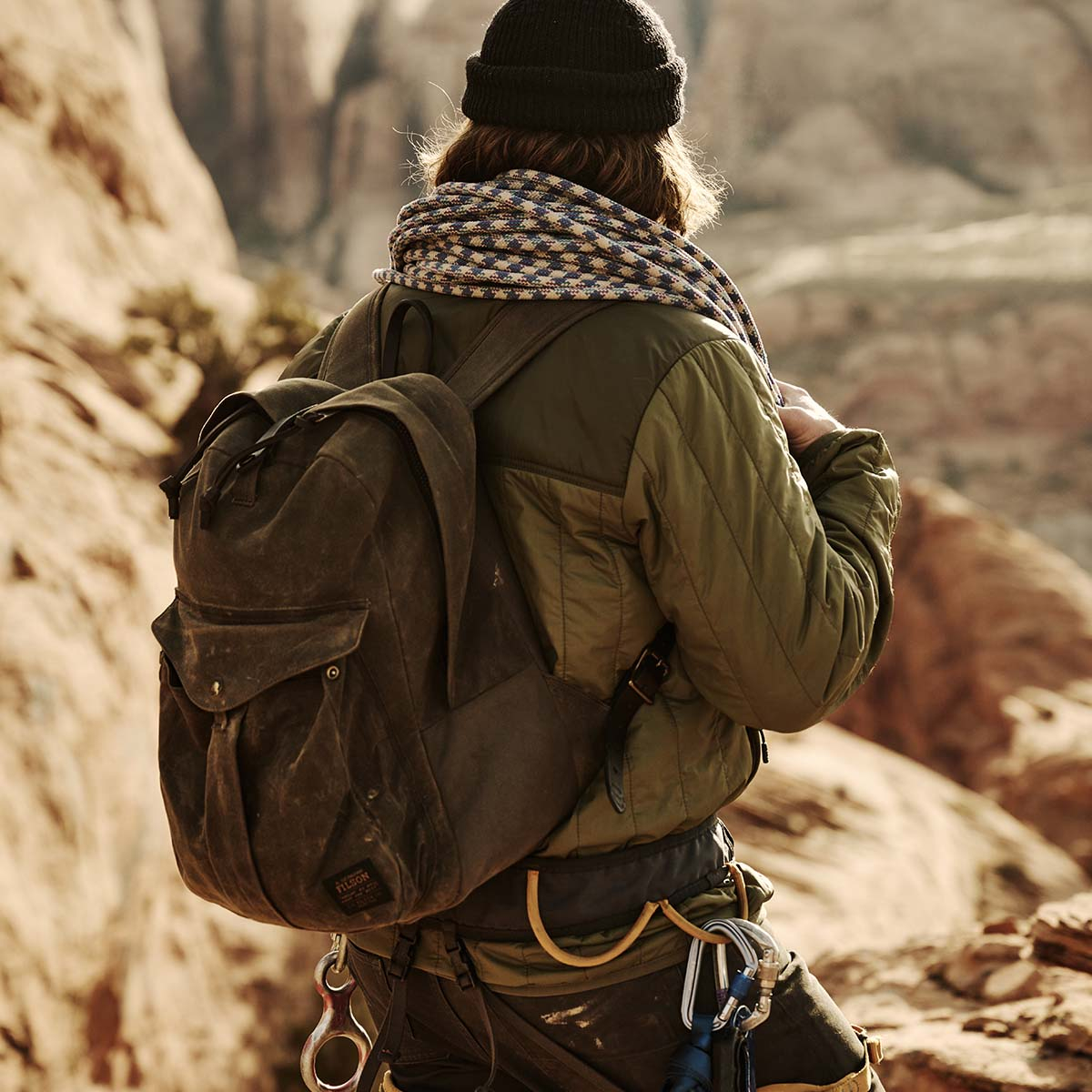 Filson Journeyman Backpack Otter Green, waterproof backpack that will last through decades of use, in any climate