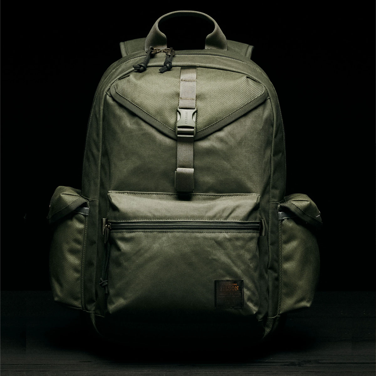 Filson Surveyor 36L Backpack Service Green, Full-featured and made from tough Cordura® nylon