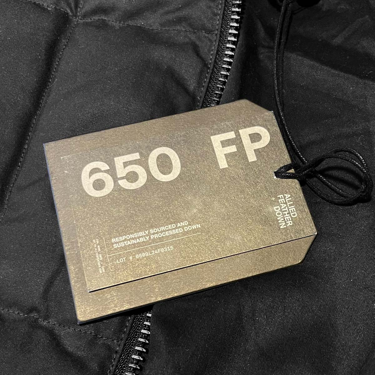 Filson Waxed Down Barn Coat, made with 650 FP duck down, the champion of lightweight warmth for centuries