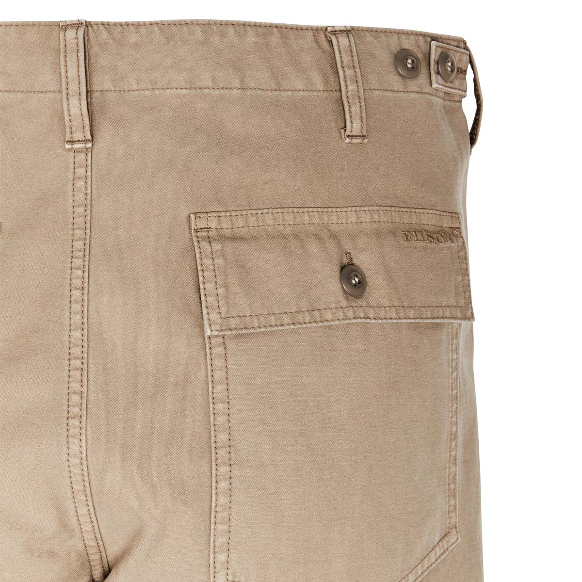 Filson Field Supply Pants Gray Khaki, Vintage-Inspired Pants - Archival Design Meets Military Durability