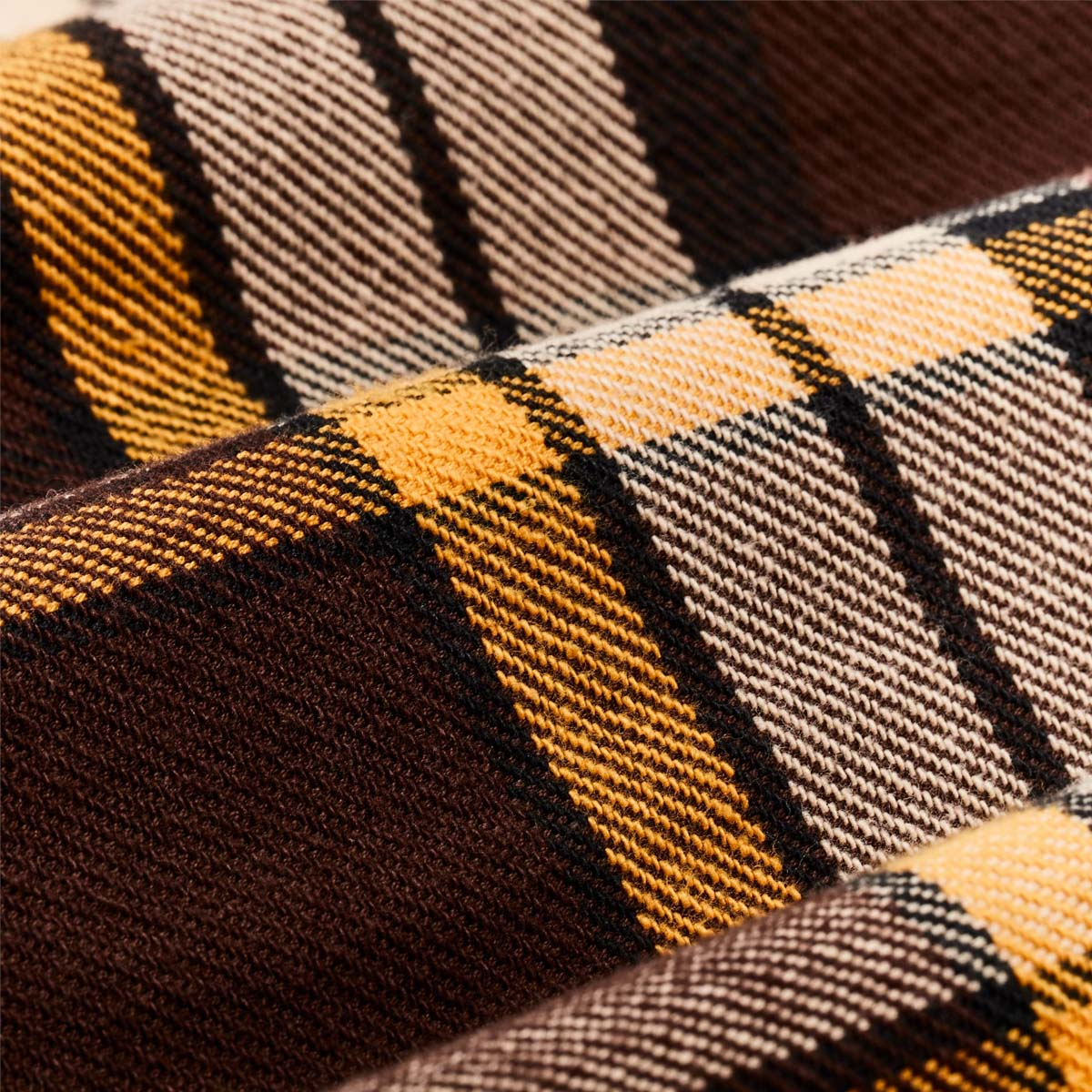 Filson Vintage Flannel Work Shirt Brown/Yellow/Multi Plaid, built with thick and breathable cotton flannel, it’s ideal for cold weather