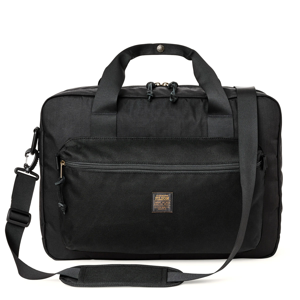 Filson Surveyor Pullman Pack Black, Full-featured and made from tough Cordura® nylon