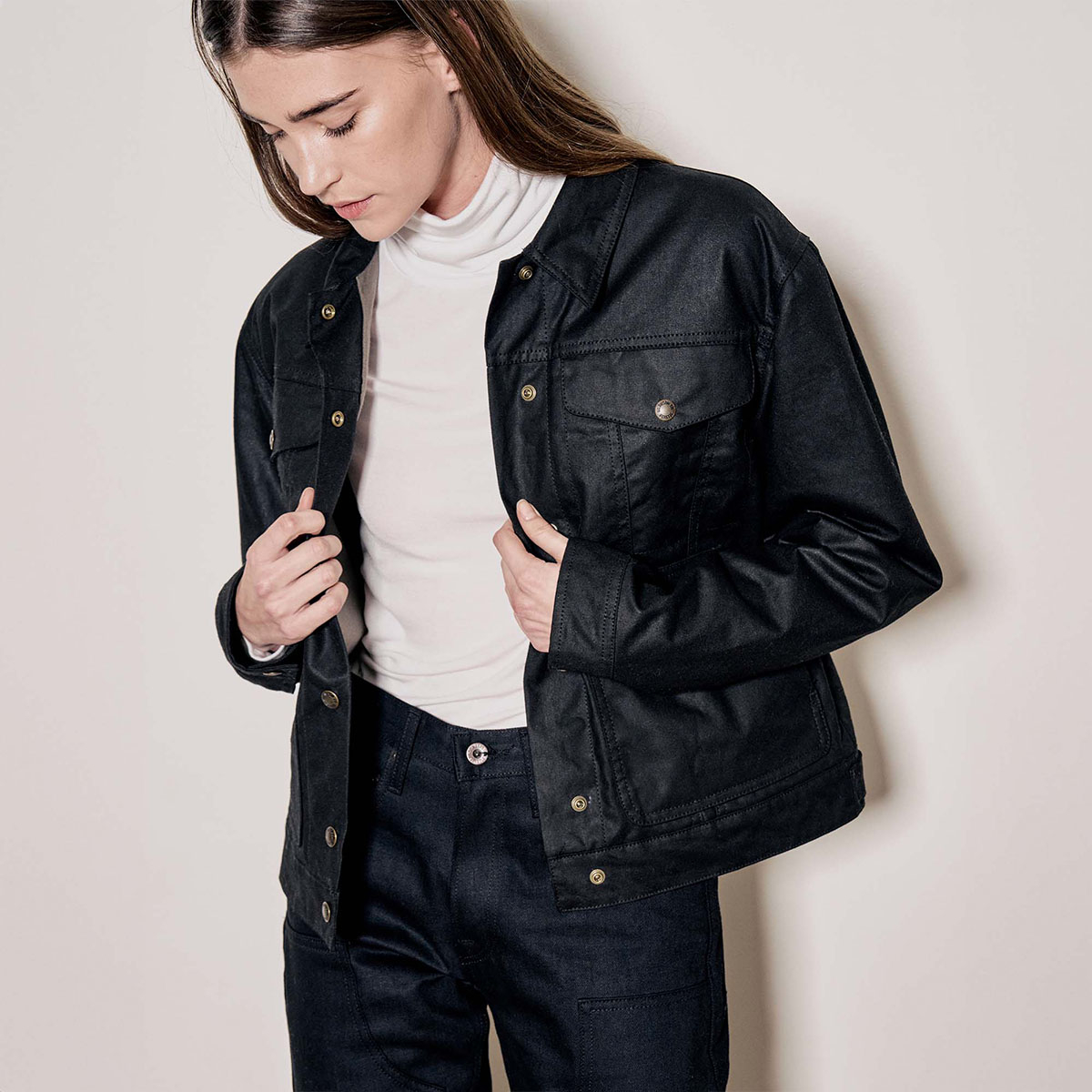 Filson Women's Short Lined Cruiser Black, made for the woman who appreciates quality and timeless style