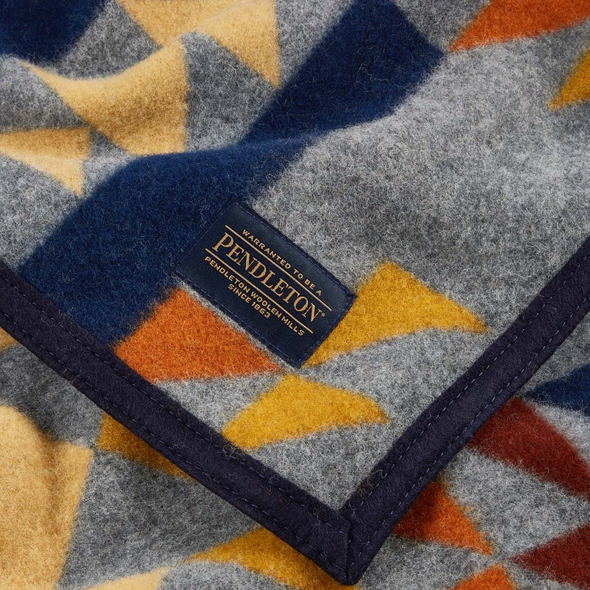 Pendleton Jacquard Napped Throw Blanket Smith Rock/Grey Mix, blankets perfect fordrape over a bed, for picnics, camping or curling up indoors