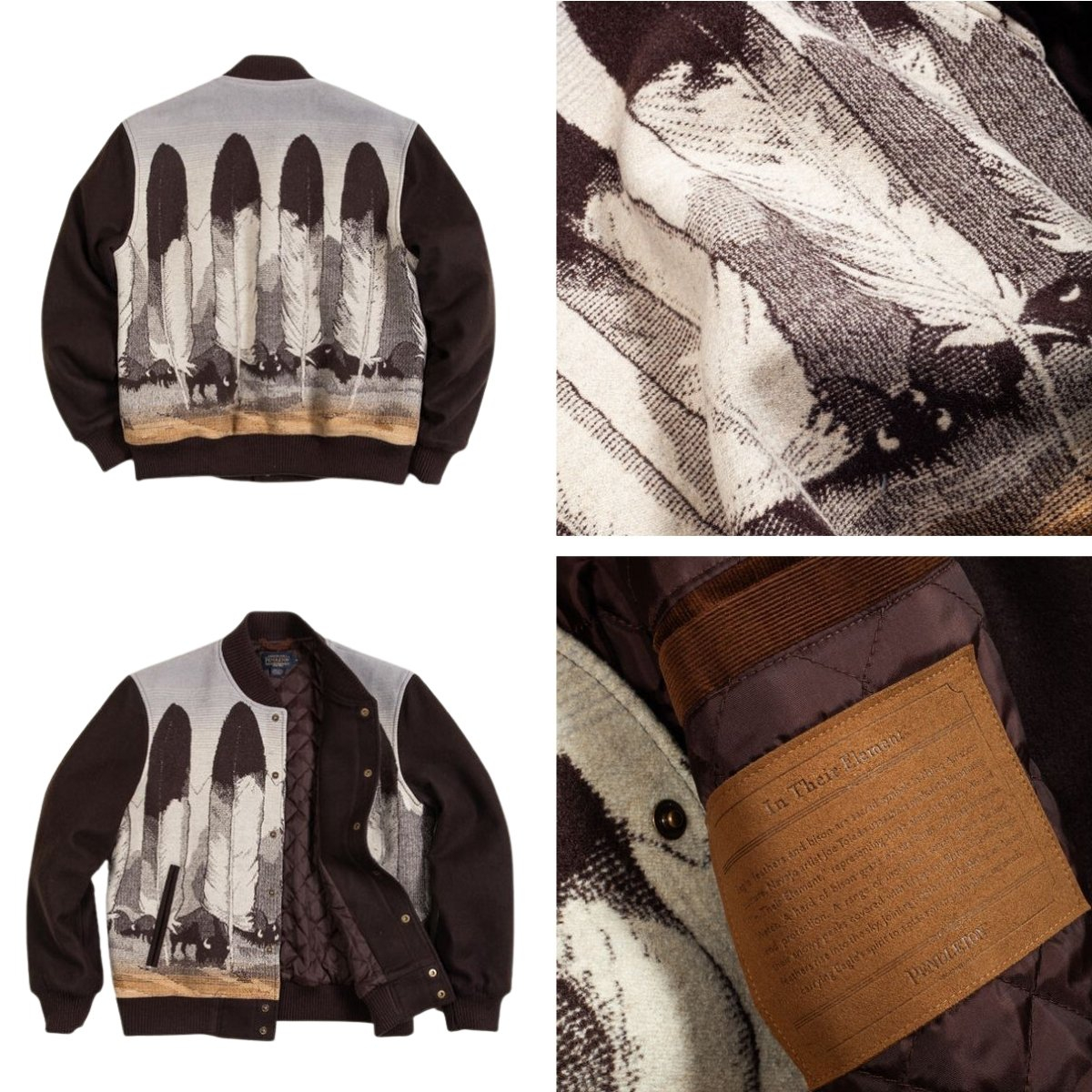 Pendleton Quilted Gorge Snap Jacket "In Their Element"