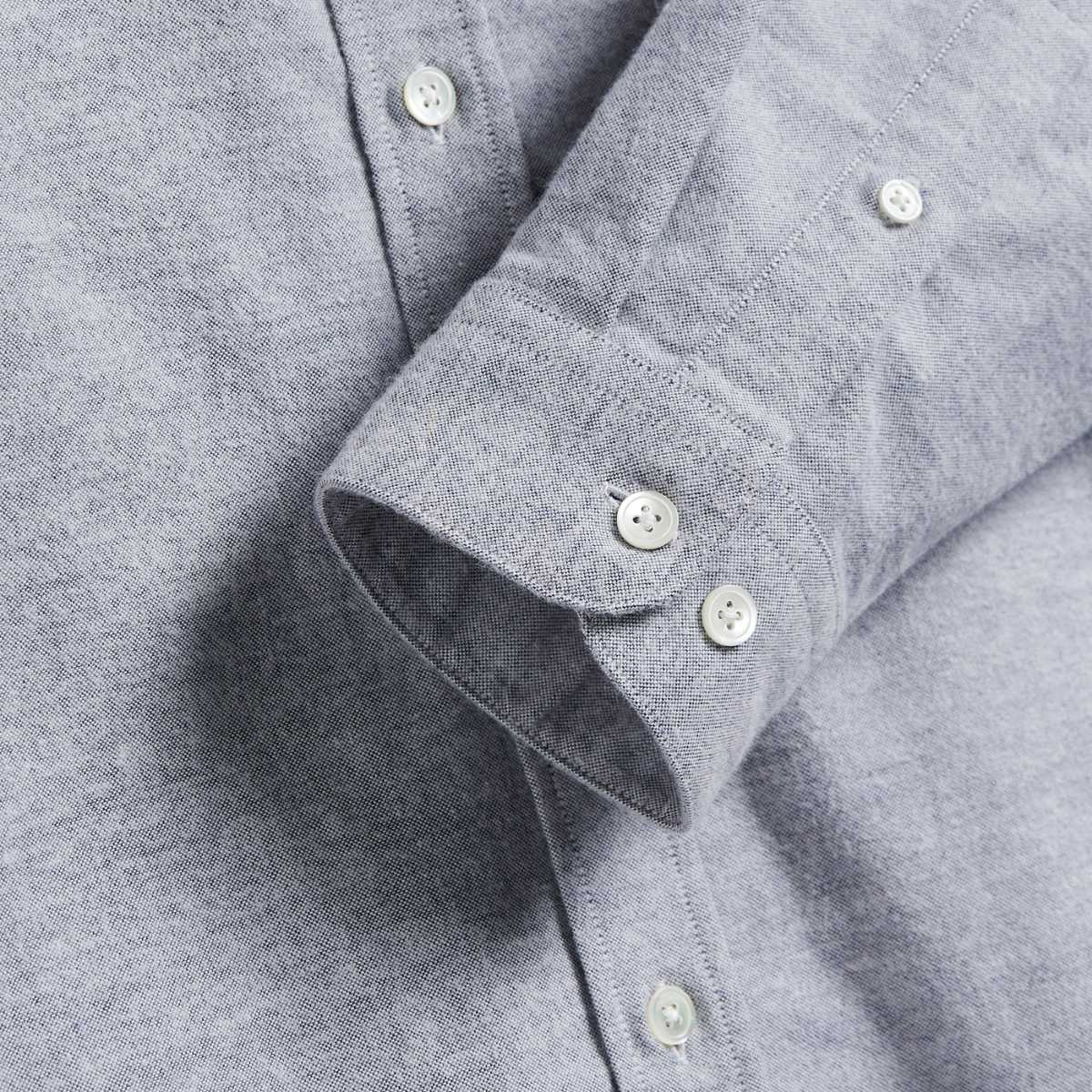 Portuguese Flannel Brushed Oxfort Shirt, made with the finest exclusive fabrics