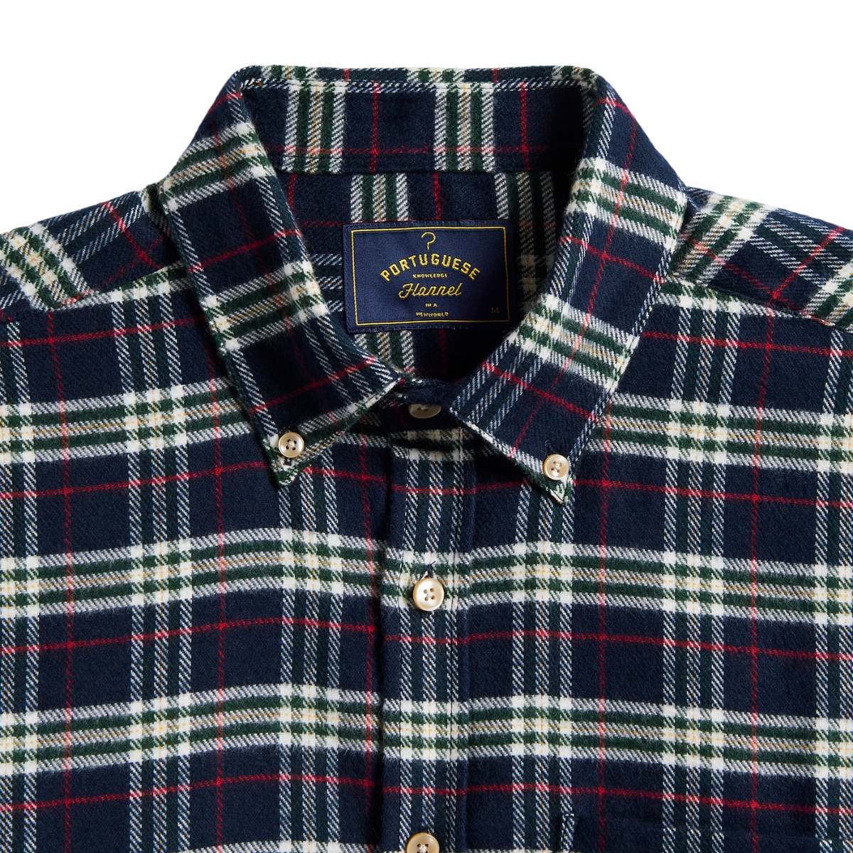 Portuguese Flannel Lamo Shirt Blue, offers a soft and comfortable fit, perfect for everyday wear.