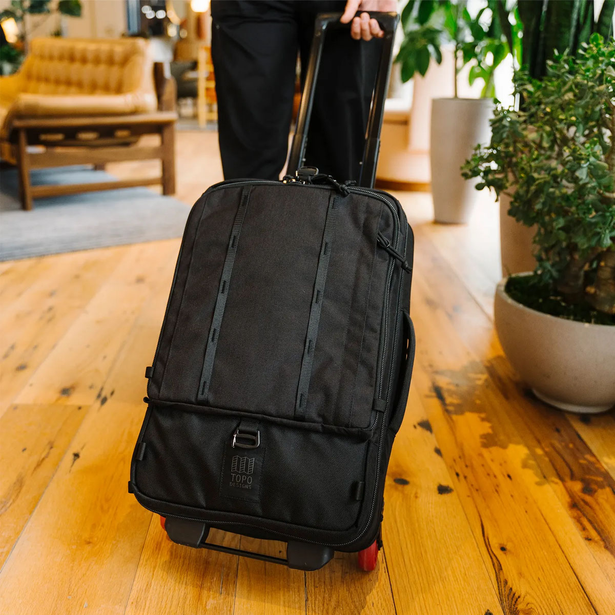 Topo Designs Global Travel Bag Roller, built to travel as easy as possible